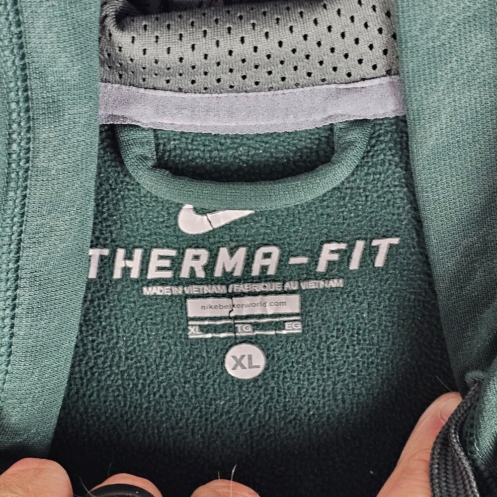 Michigan State Spartans Hoodie Mens XL Therma Fit Nike NCAA Football Sports - Picture 6 of 10